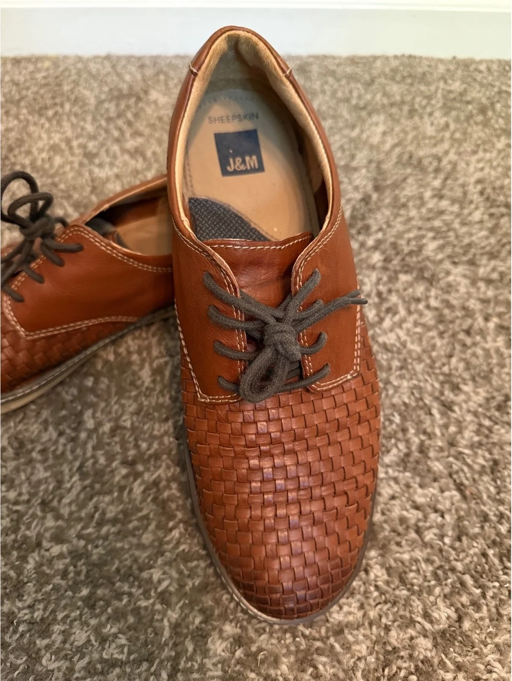Johnston & Murphy McGuffey Woven Shoes Men’s 9.5